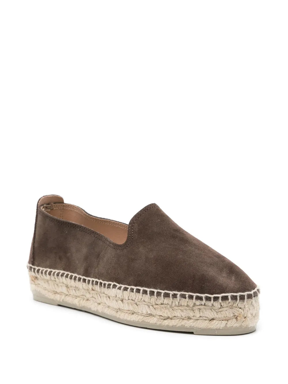 Manebi round-toe suede sspadrilles