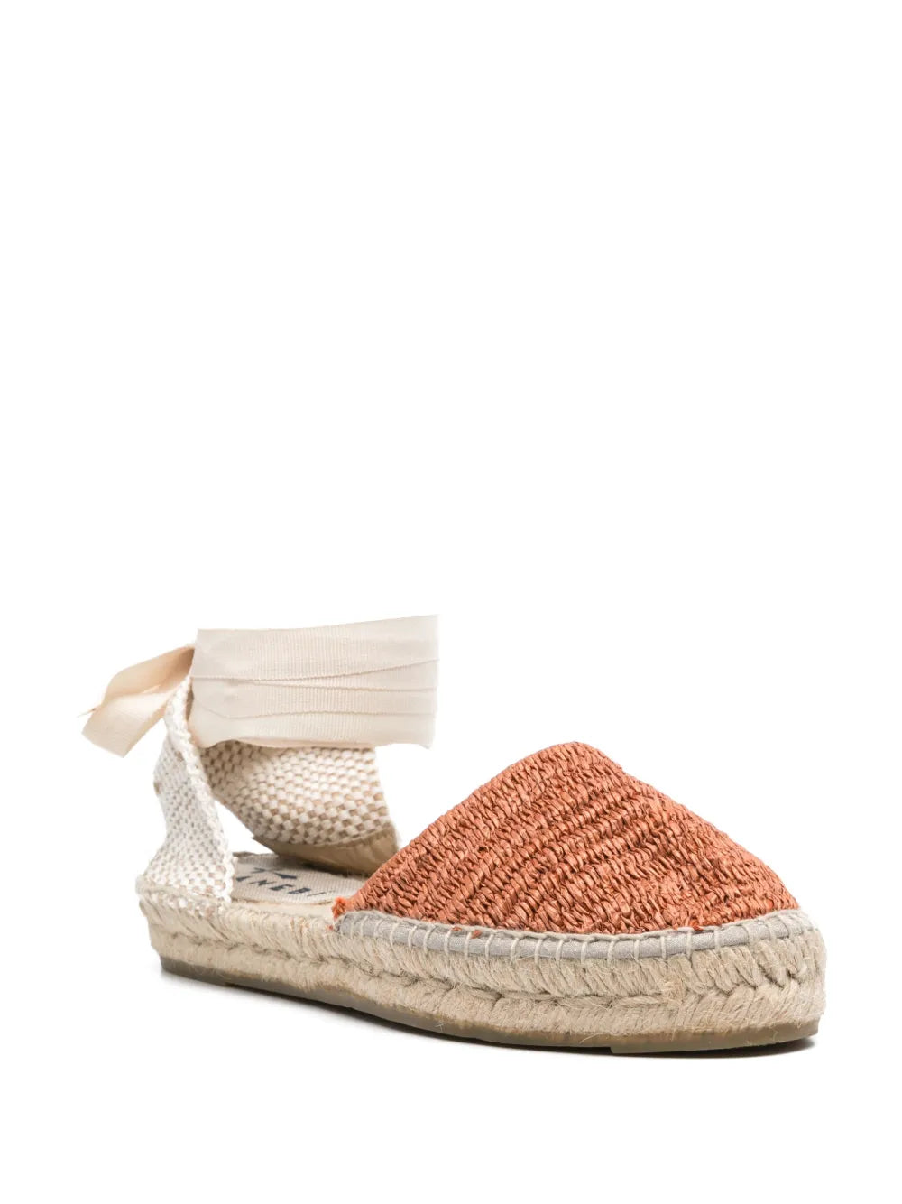 Manebi 10mm raffia wedge espadrilles