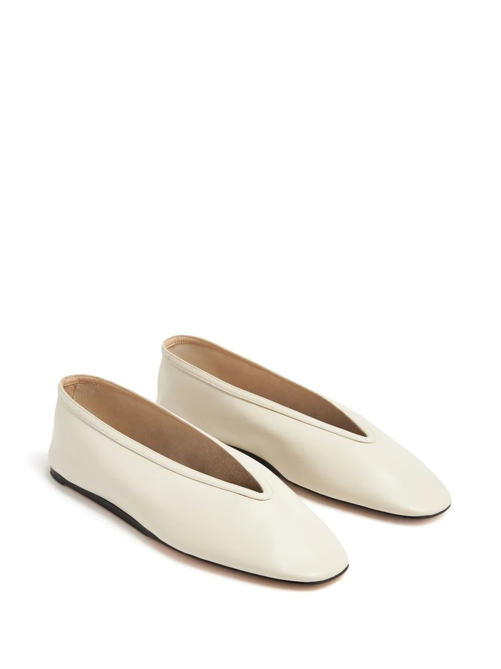 Le Monde Beryl Luna leather ballerina shoes