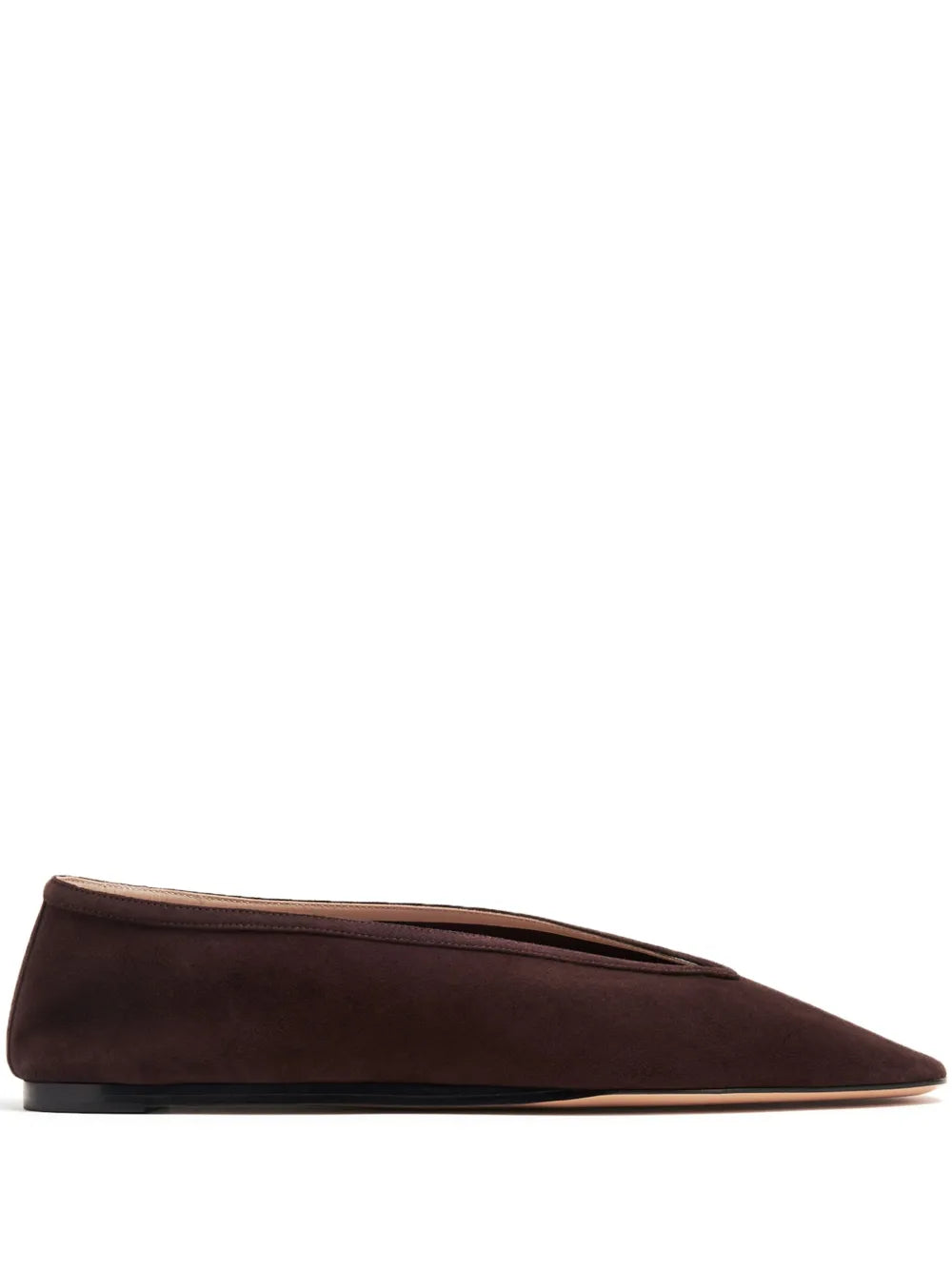 Le Monde Beryl Luna suede ballerina shoes