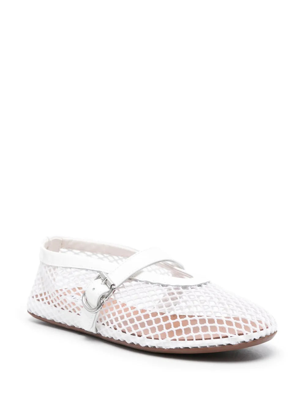 Alaïa Fishnet ballerina shoes