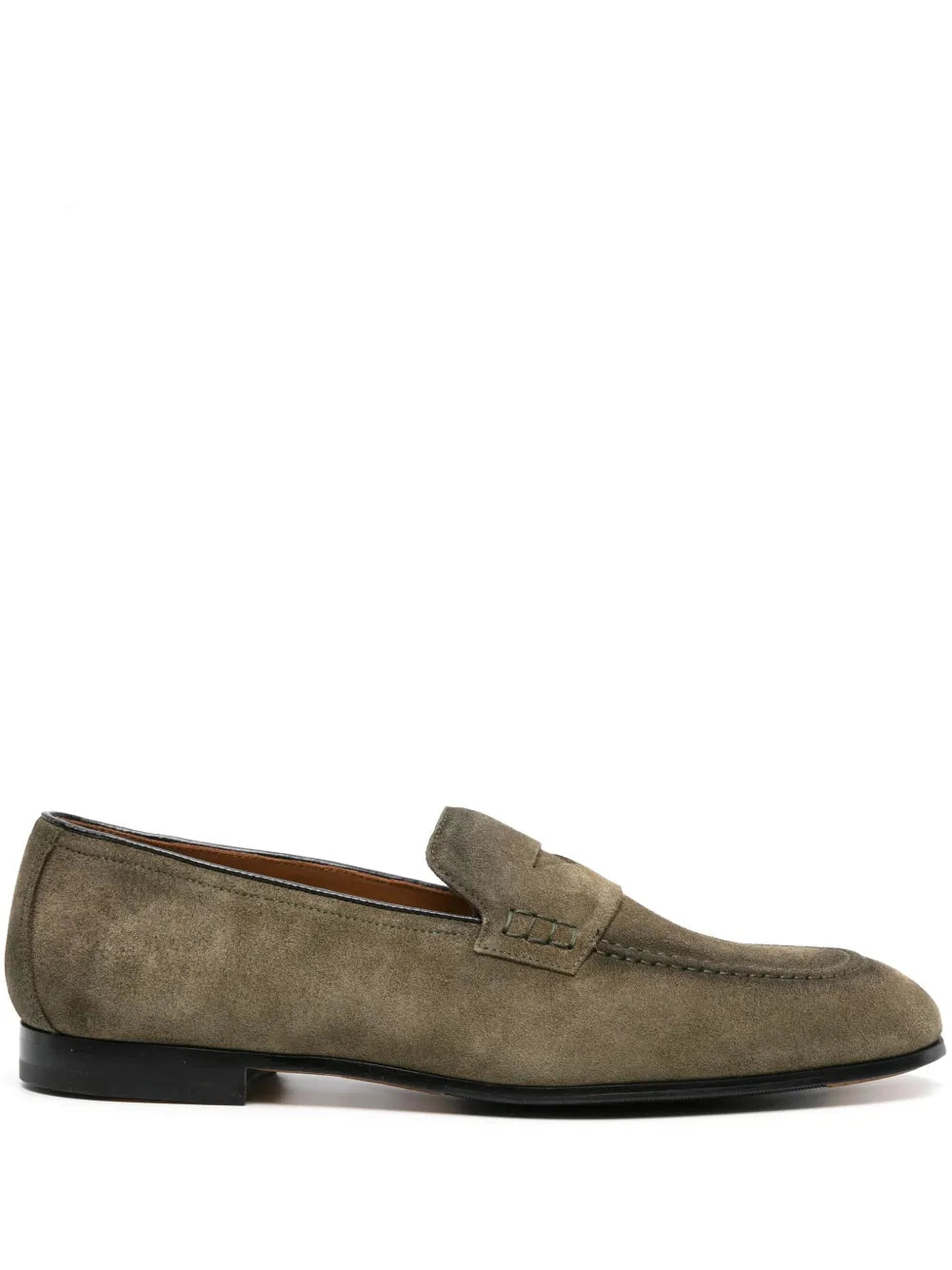 Doucal's suede penny loafers