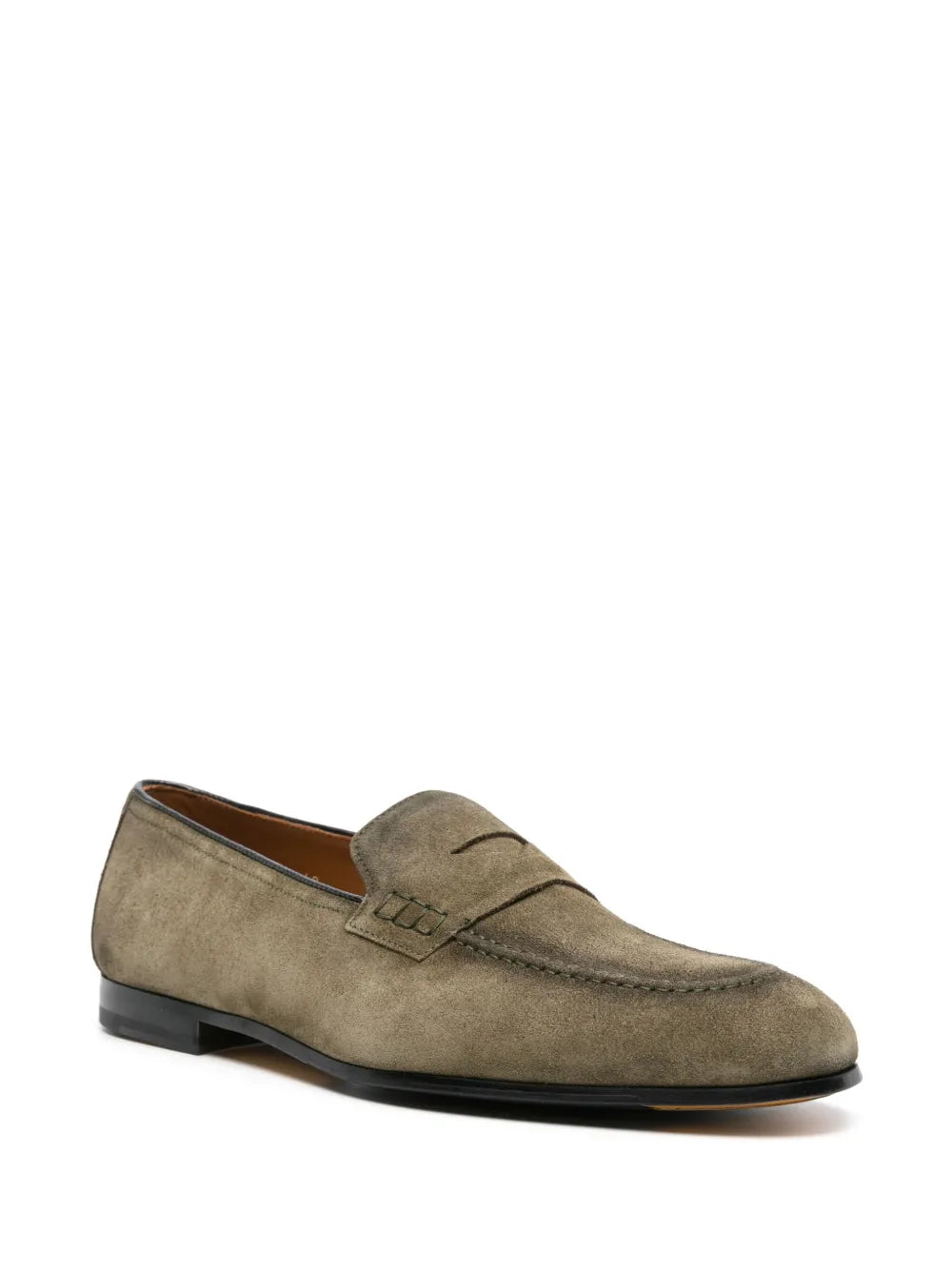 Doucal's suede penny loafers