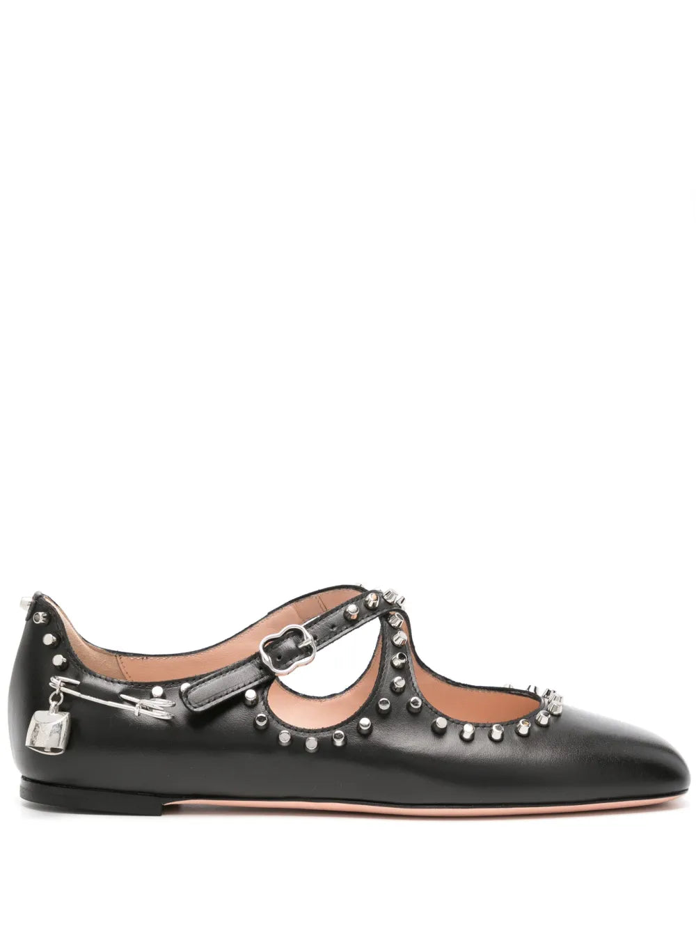 Bally Baunty studded ballerina shoes