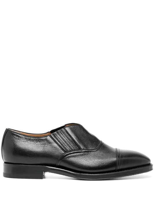 Bally elasticated-panels leather loafers