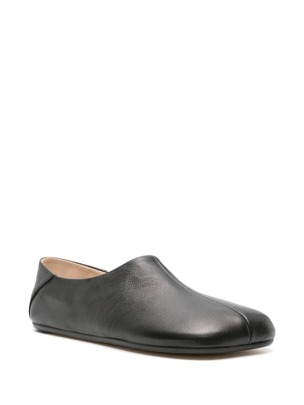MM6 Maison Margiela asymmetric-toe leather slippers