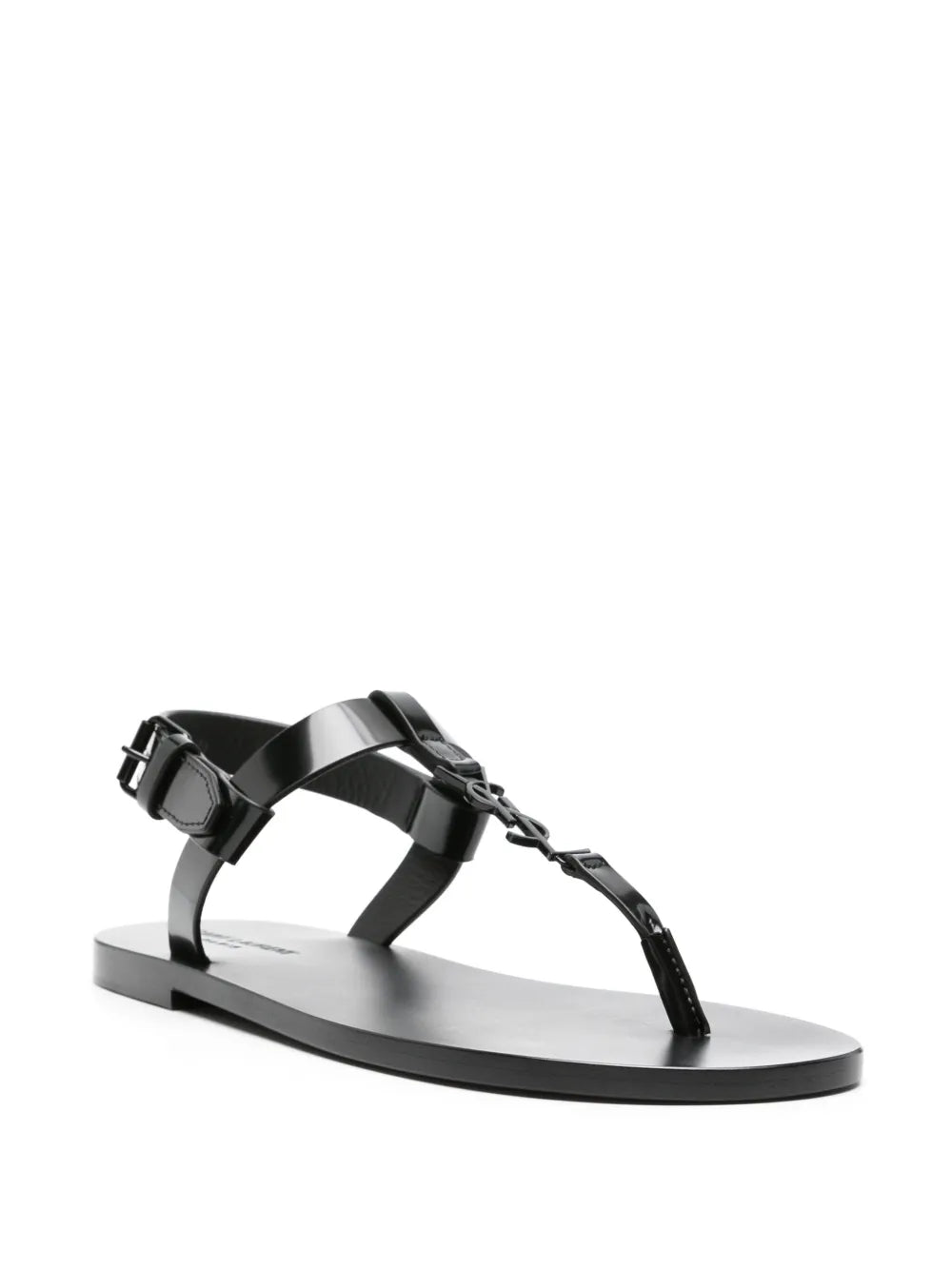 Saint Laurent Cassandre leather sandals