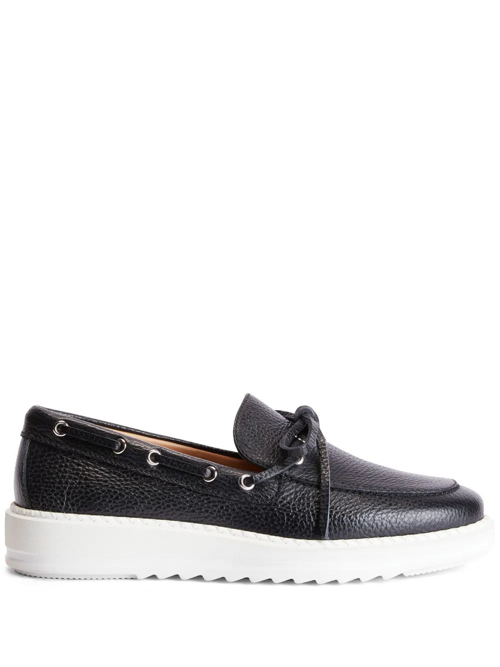 Giuseppe Zanotti Alfred grained-leather boat shoes