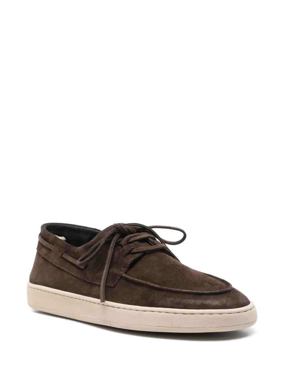 Officine Creative suede boat shoes