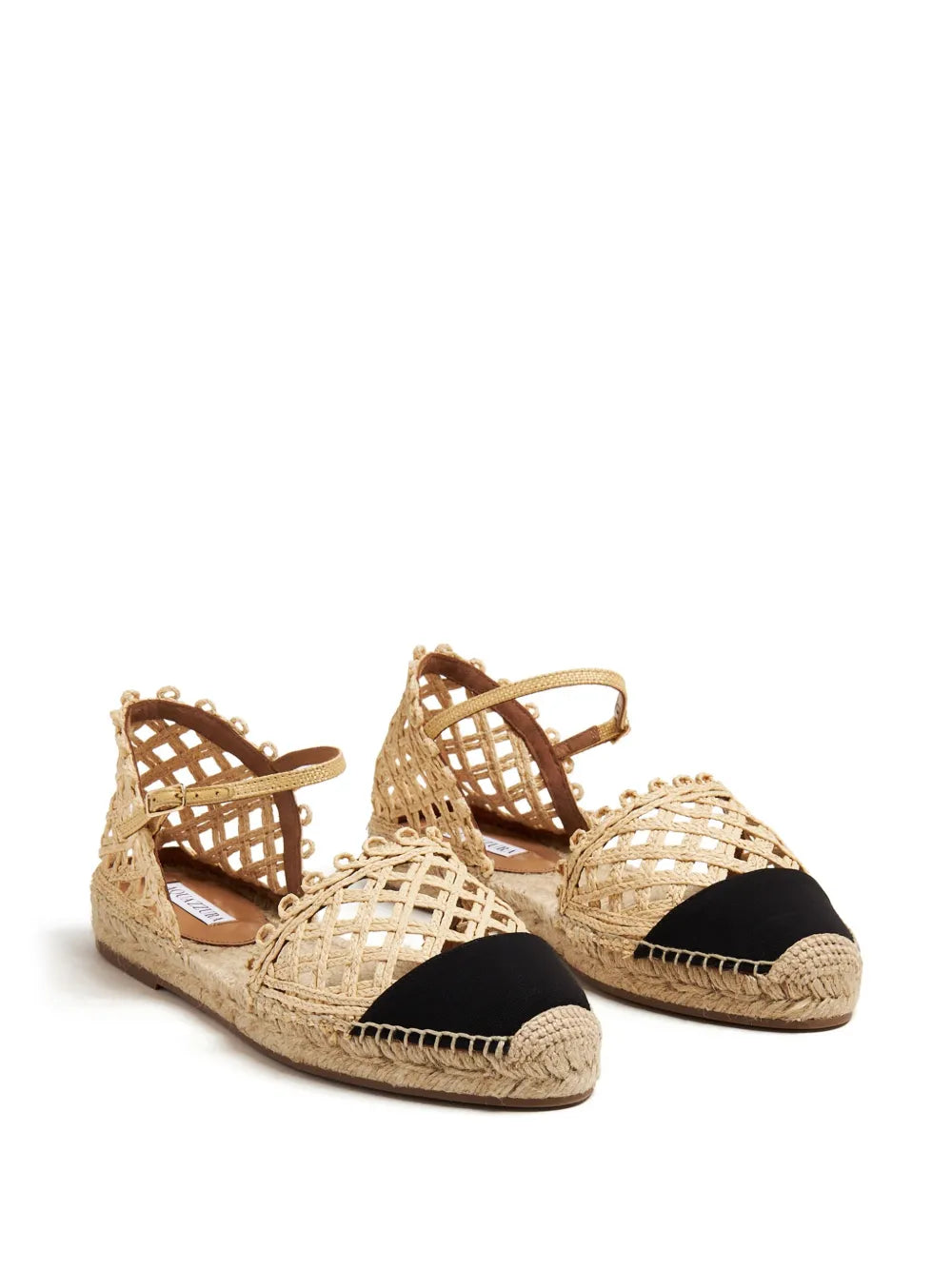 Aquazzura Sunburst almond-toe espadrilles