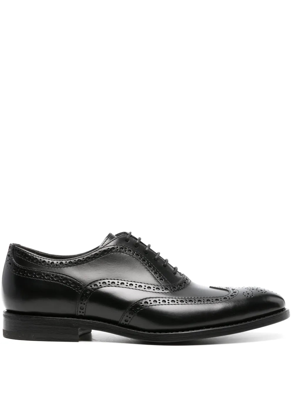 Henderson Baracco almond-toe leather brogues