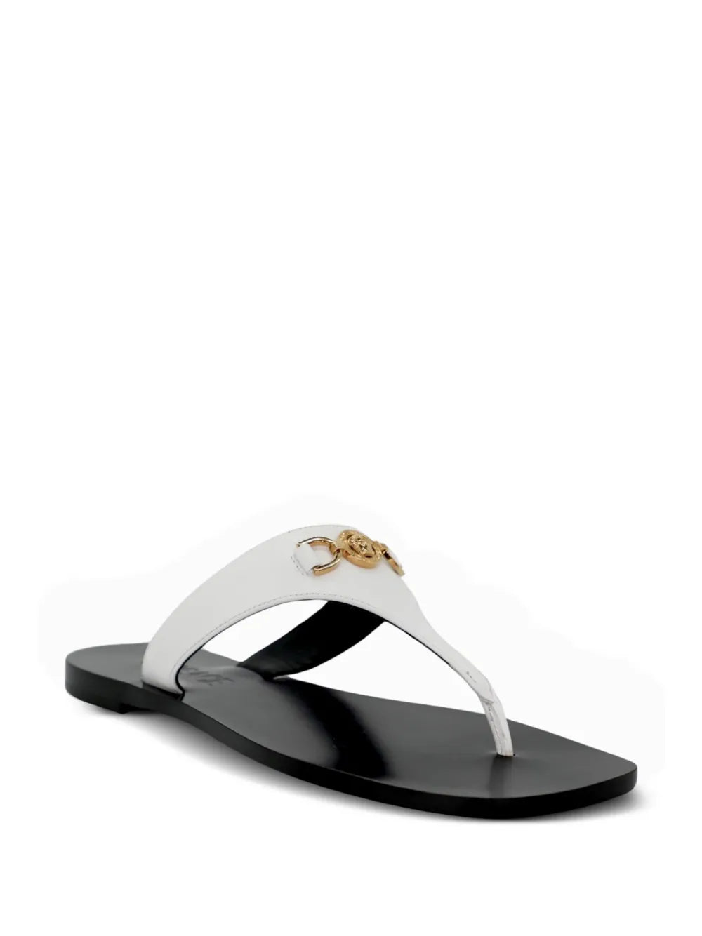 Versace Medusa '95 leather flip flops