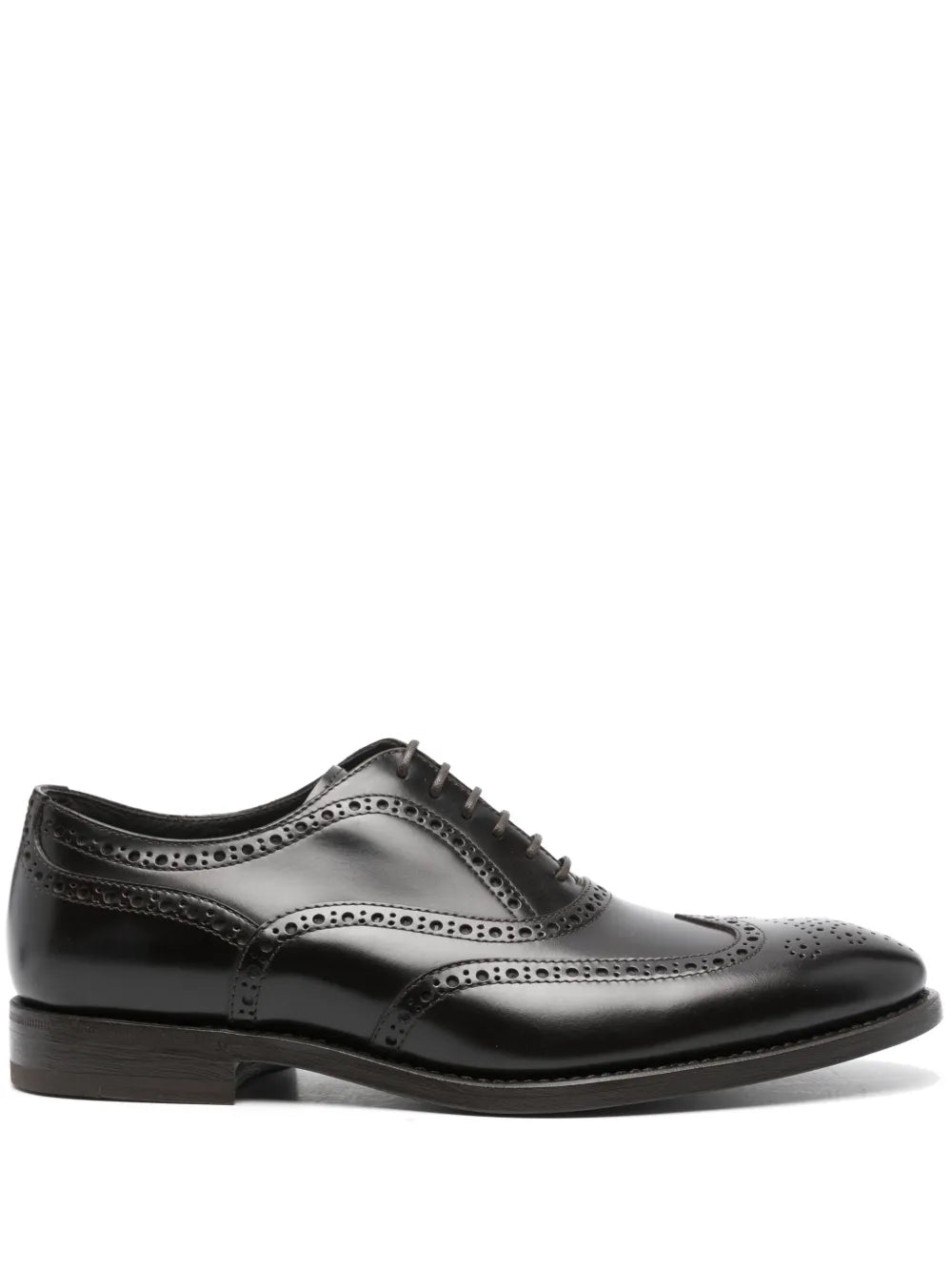 Henderson Baracco perforated-detail leather oxford shoes