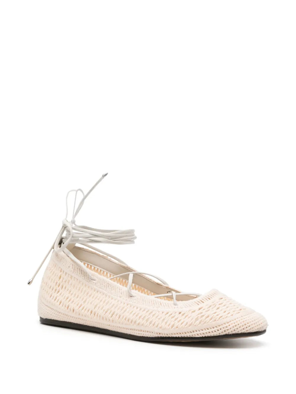 ISABEL MARANT Belna lace-up ballerina shoes