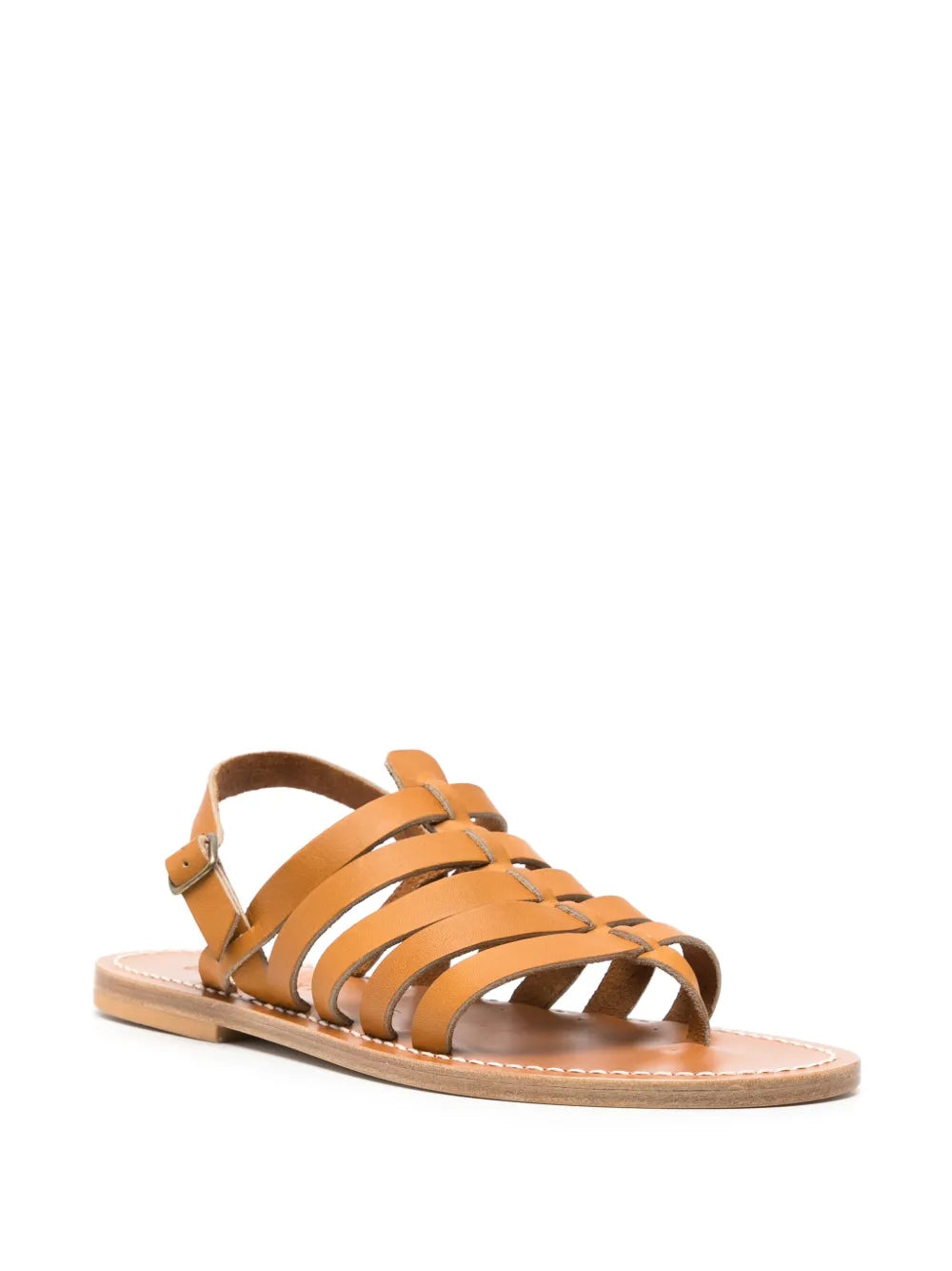 K. Jacques Homer caged leather sandals