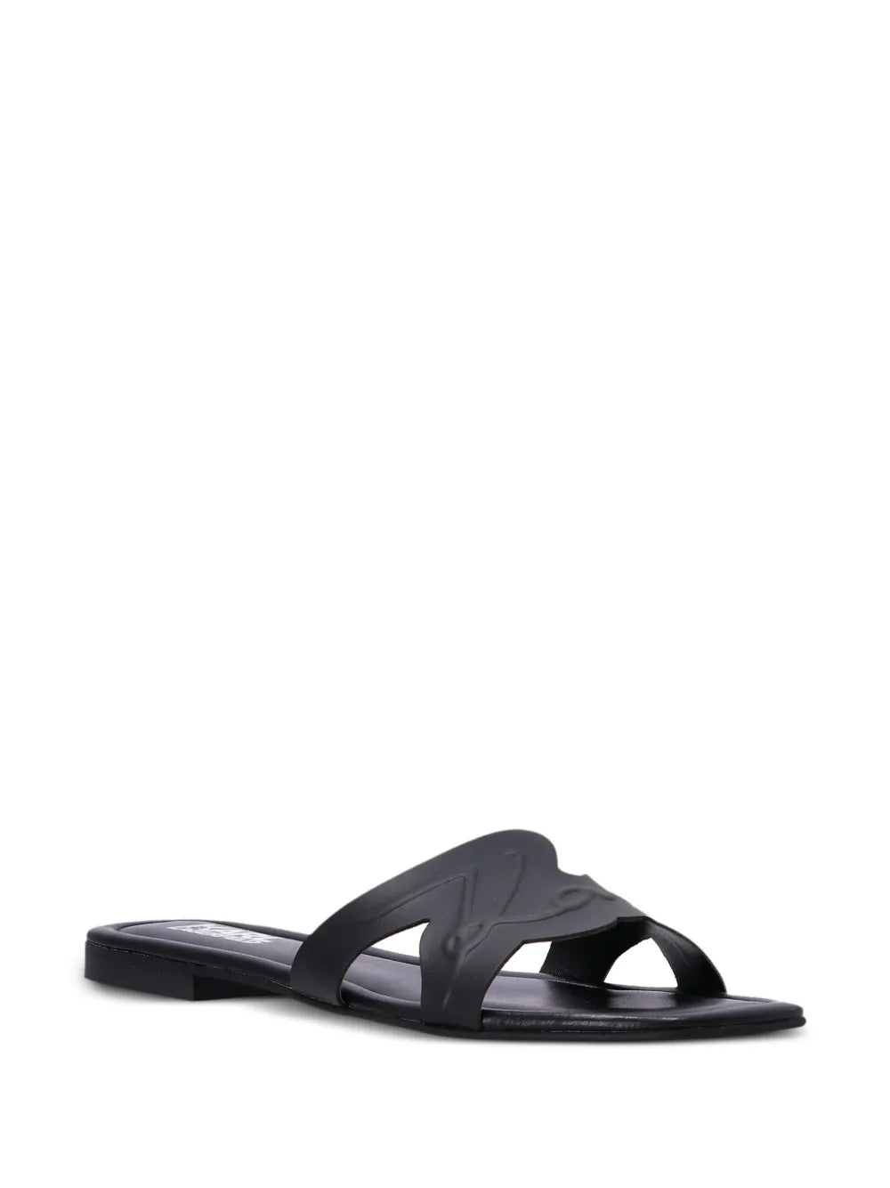 Karl Lagerfeld Brio Signature leather slides