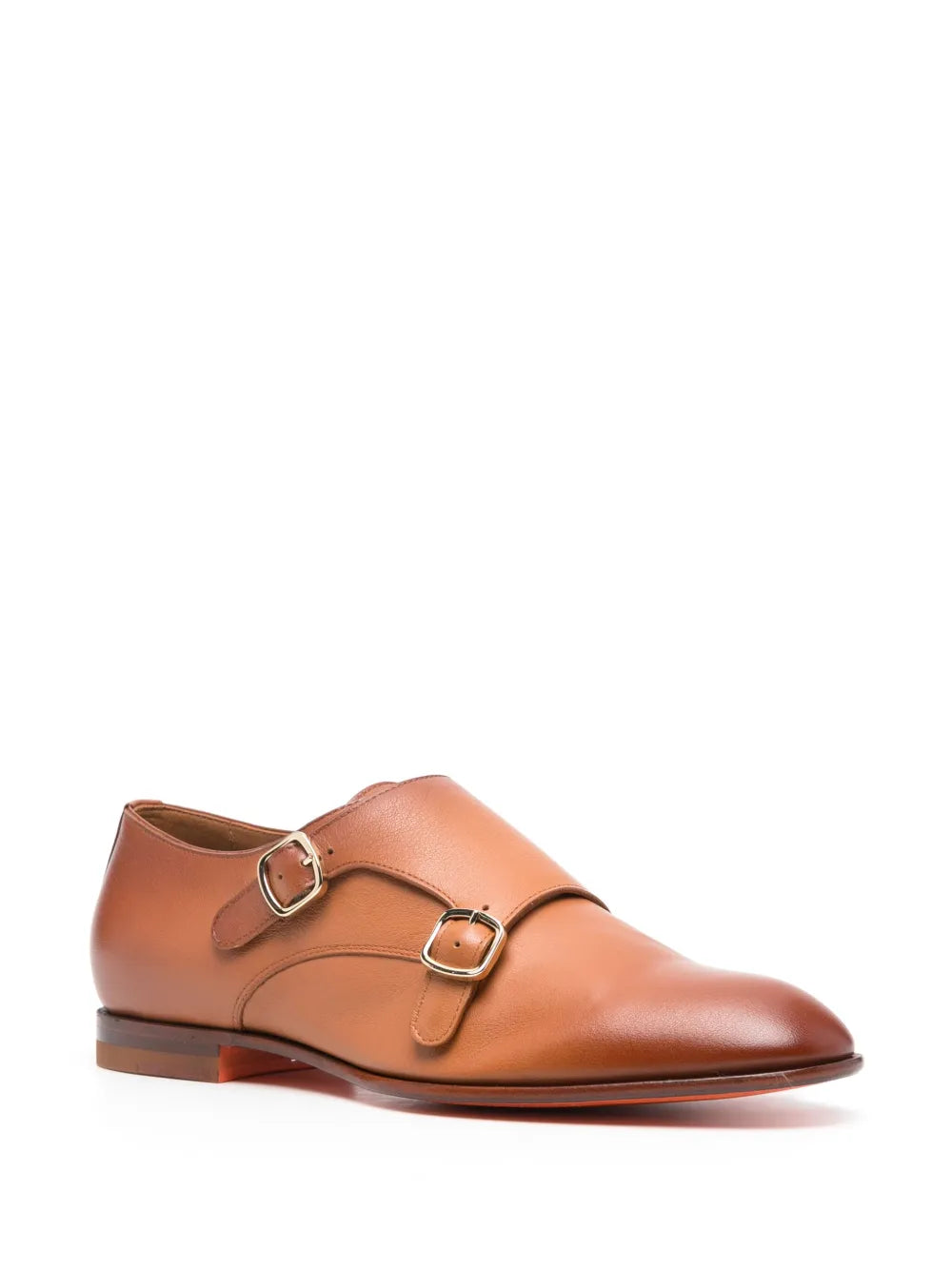 Santoni ombré-effect monk shoes