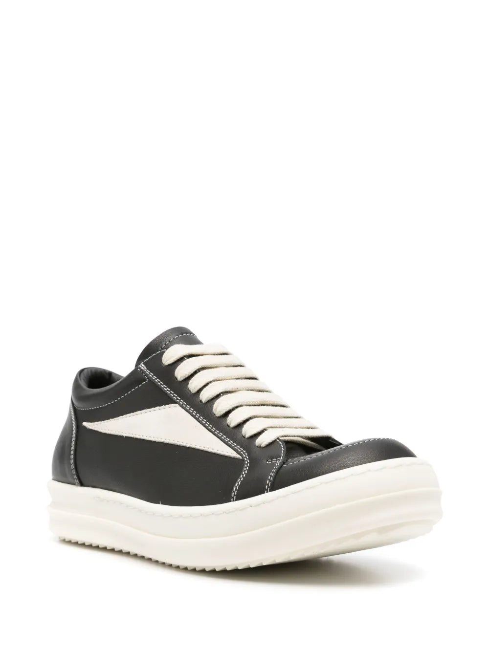 Rick Owens lace-up leather sneakers