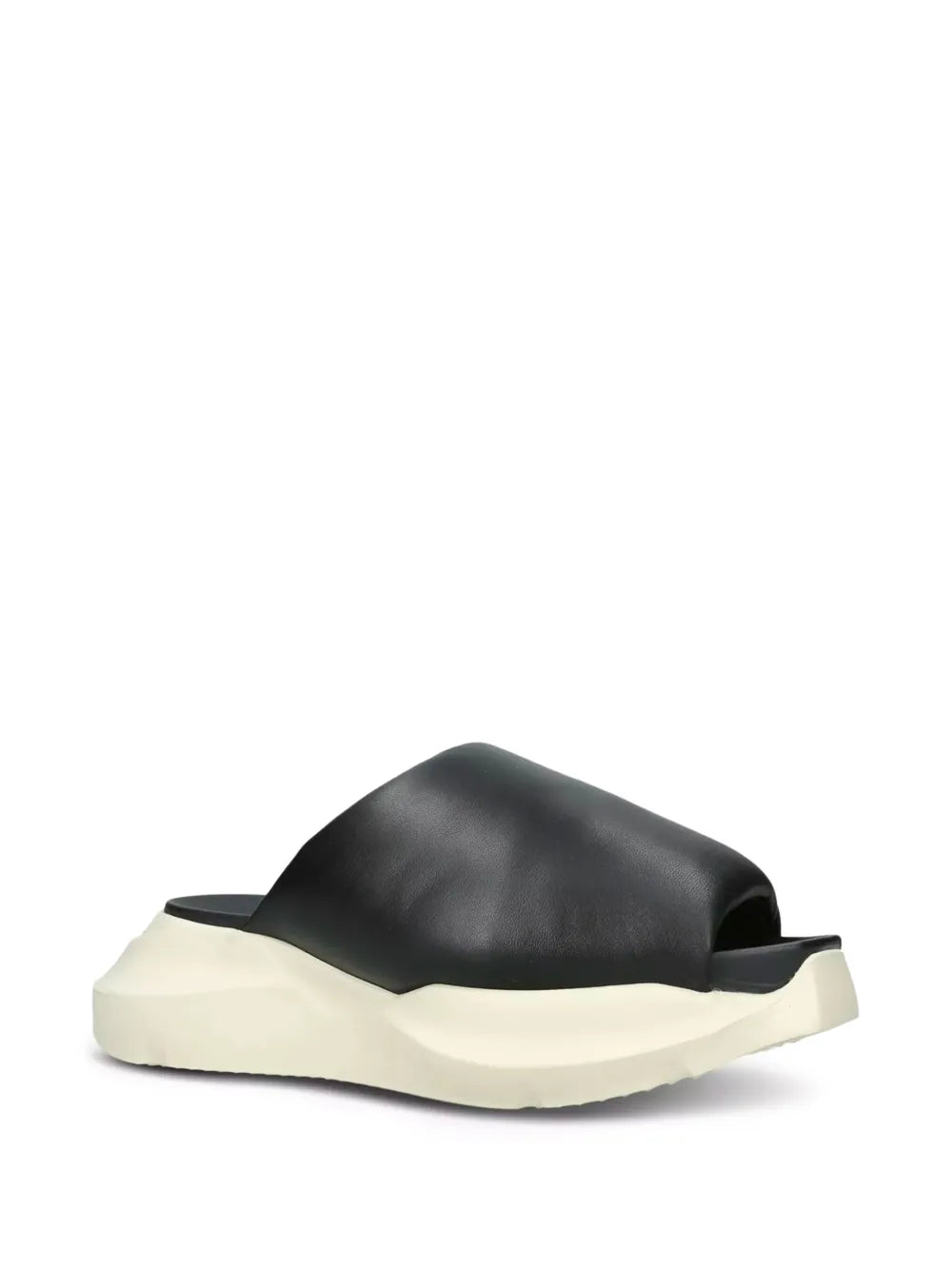 Rick Owens leather platform slides