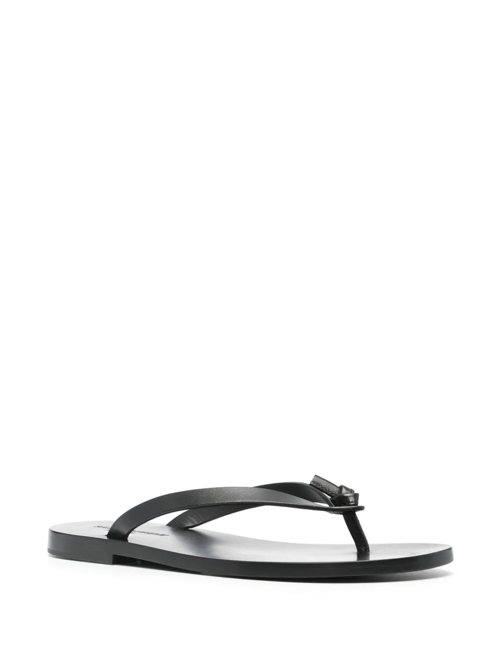 Saint Laurent Laguna leather flip-flops