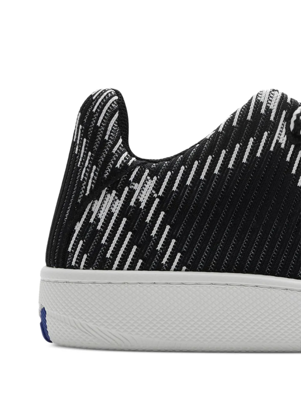 Burberry check knit box sneakers