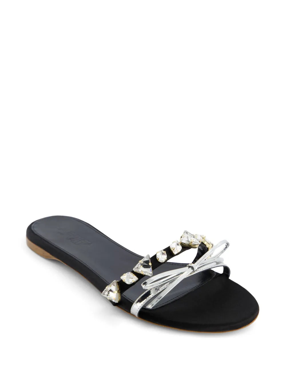 Giambattista Valli crystal-embellished leather sandals