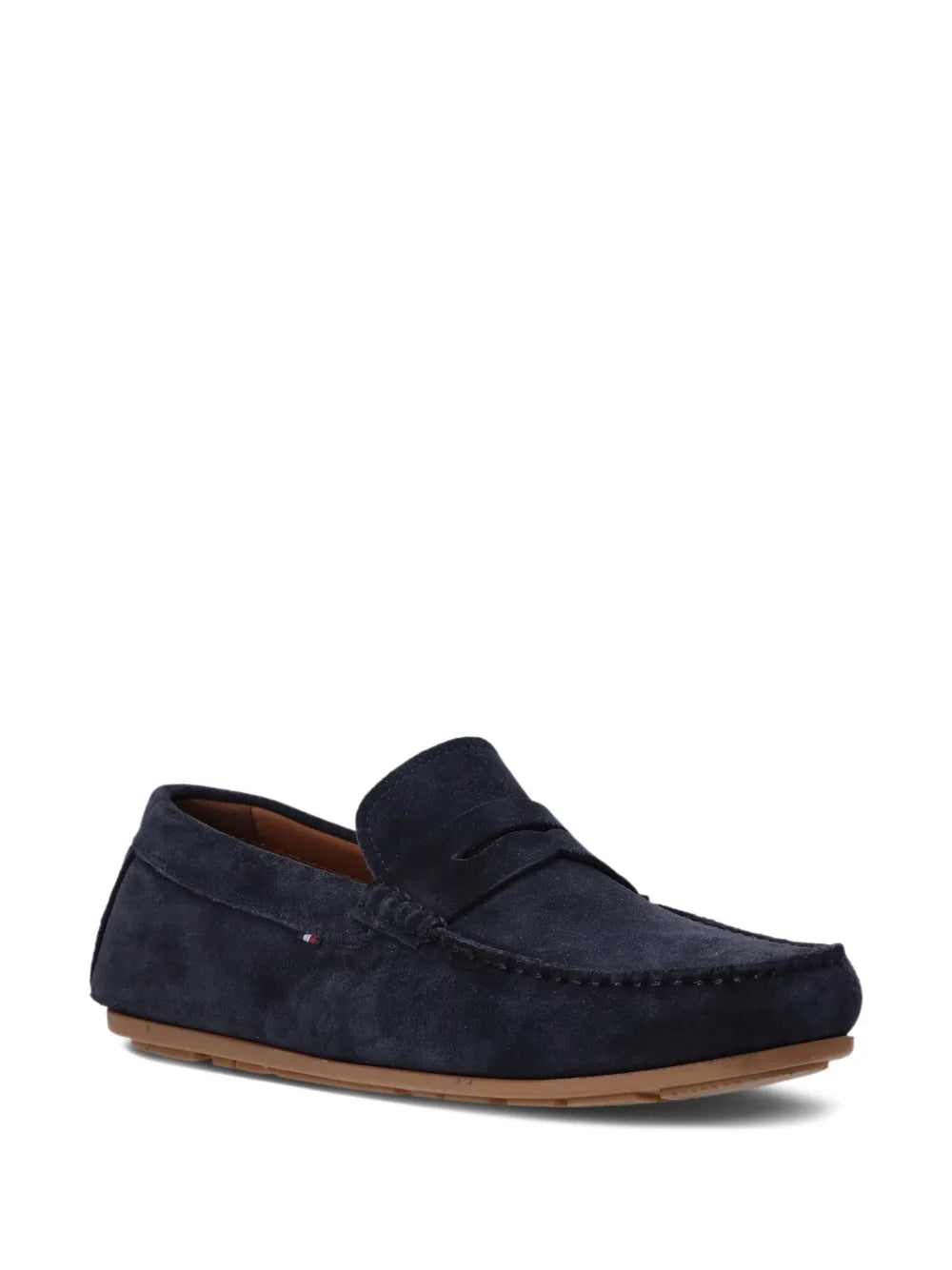 Tommy Hilfiger suede penny loafers