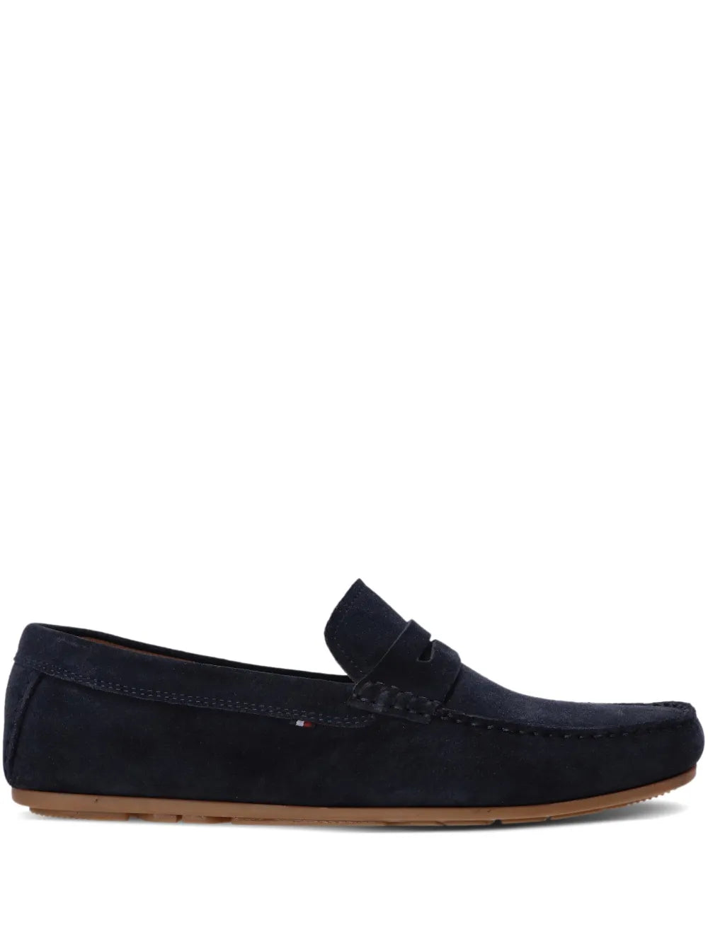 Tommy Hilfiger suede penny loafers