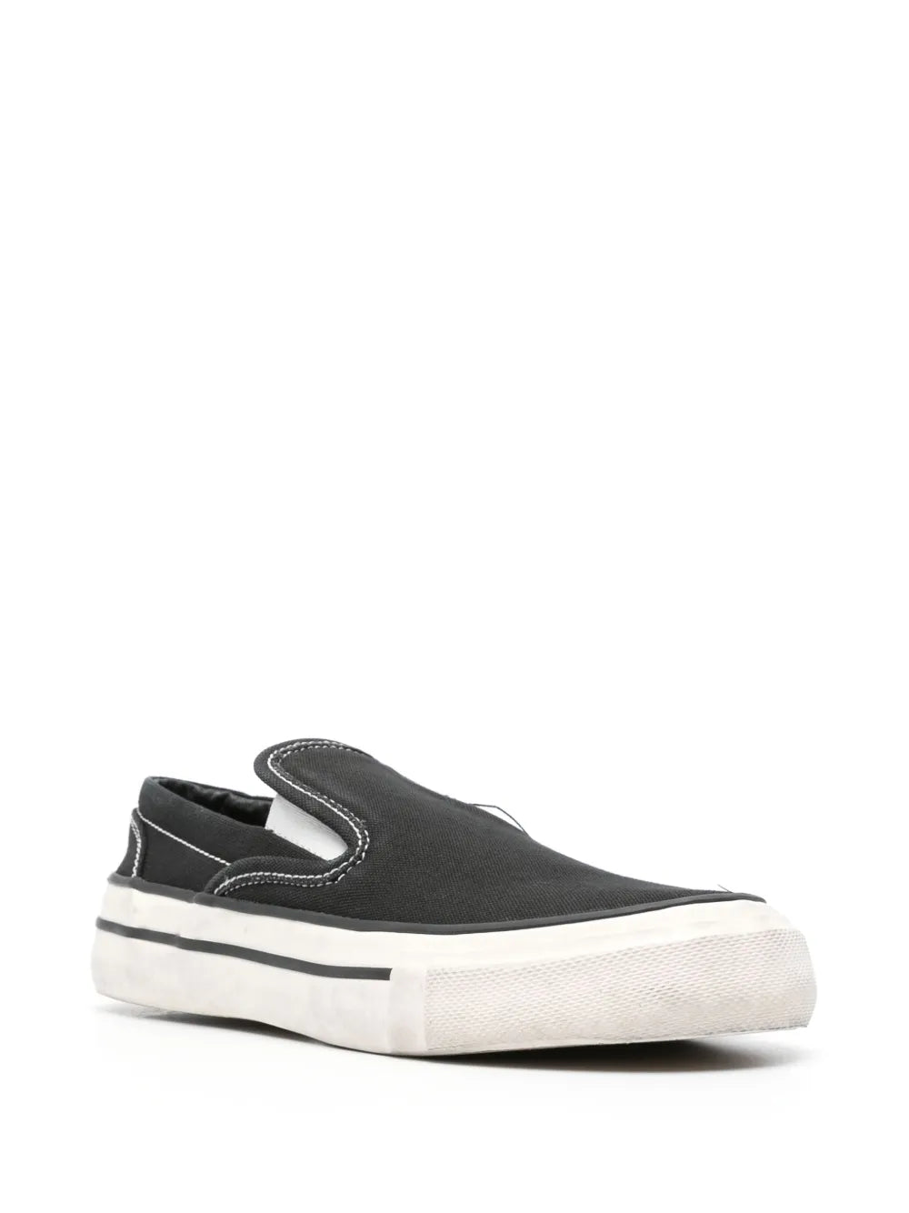 RHUDE canvas slip-on sneakers