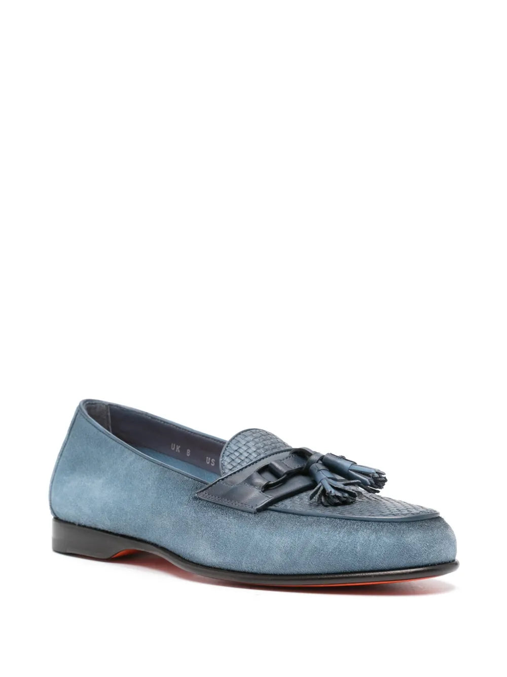 Santoni Andrea suede loafers