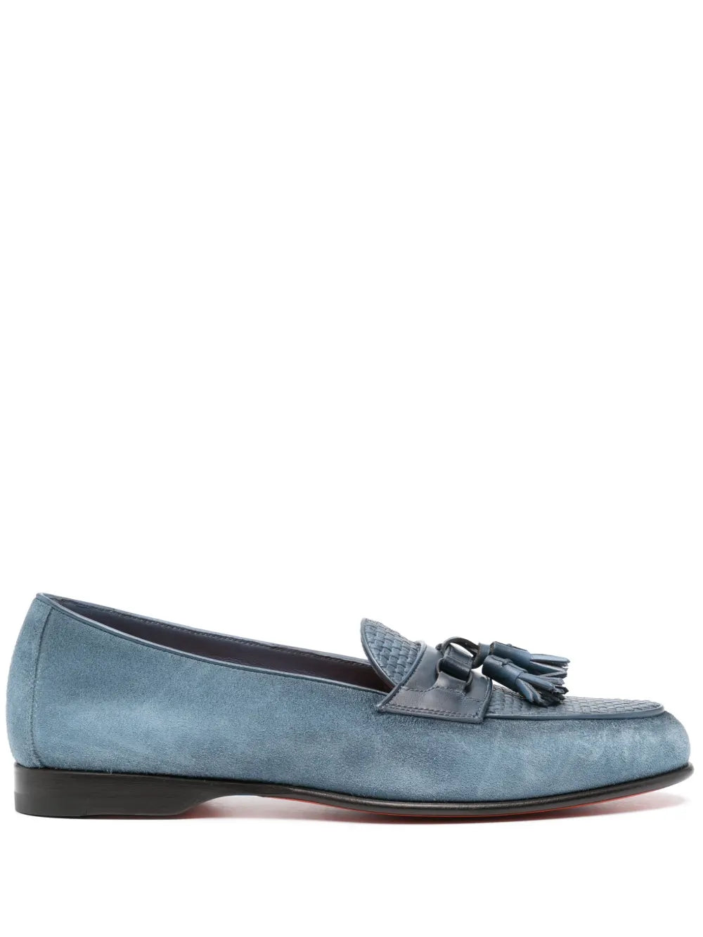 Santoni Andrea suede loafers