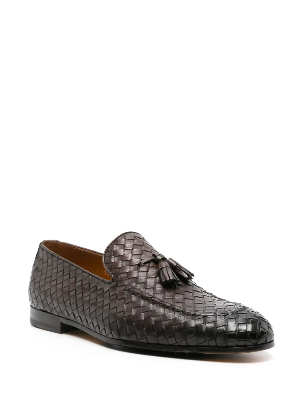 Doucal's tassel-detail leather loafers