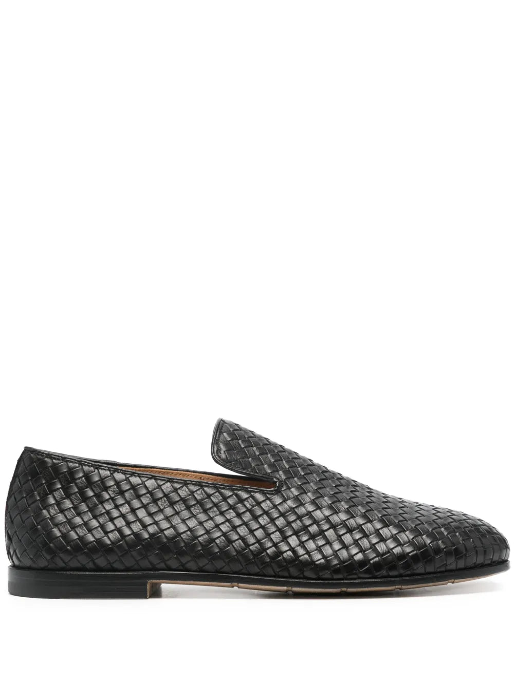 Premiata interwoven leather slipper