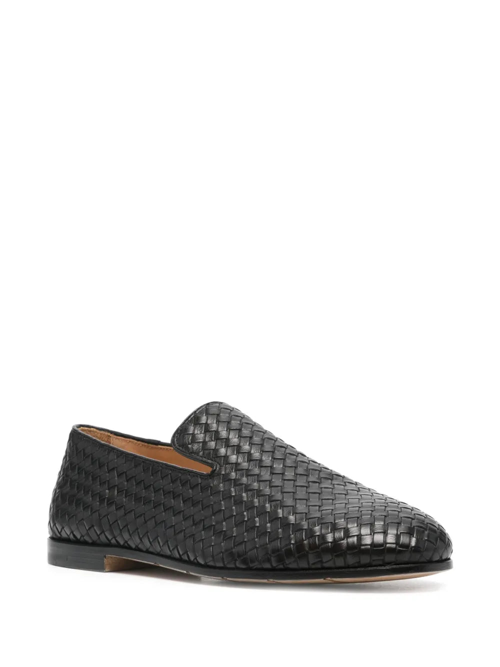 Premiata interwoven leather slipper