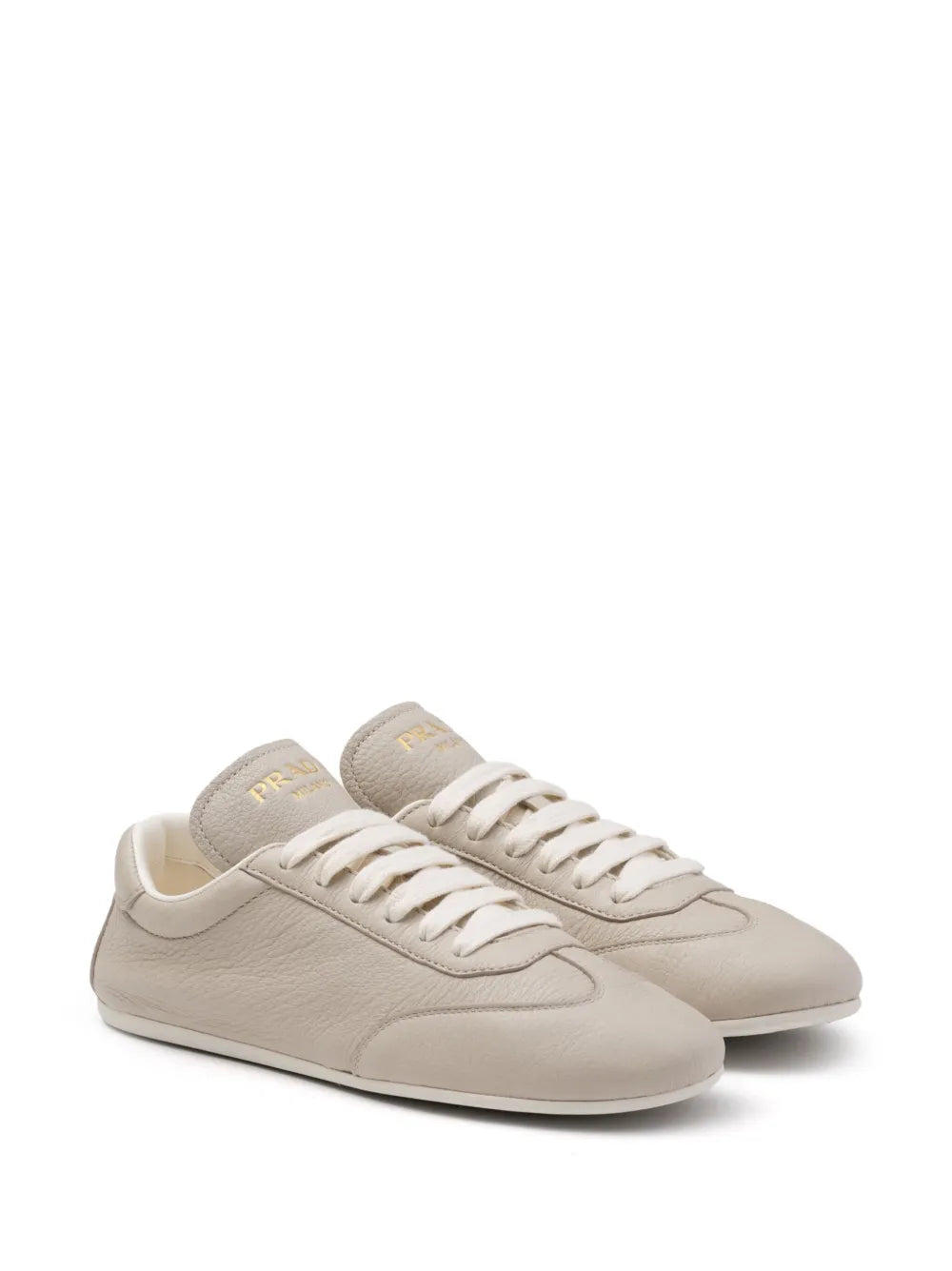 Prada logo-print leather sneakers