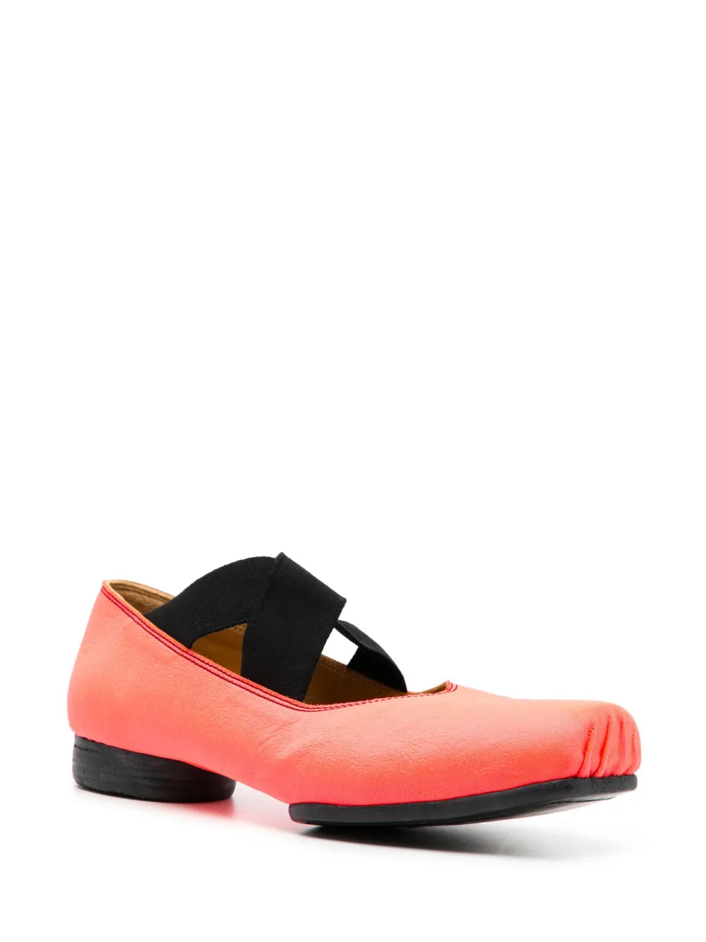 Uma Wang square-toe leather ballerina shoes