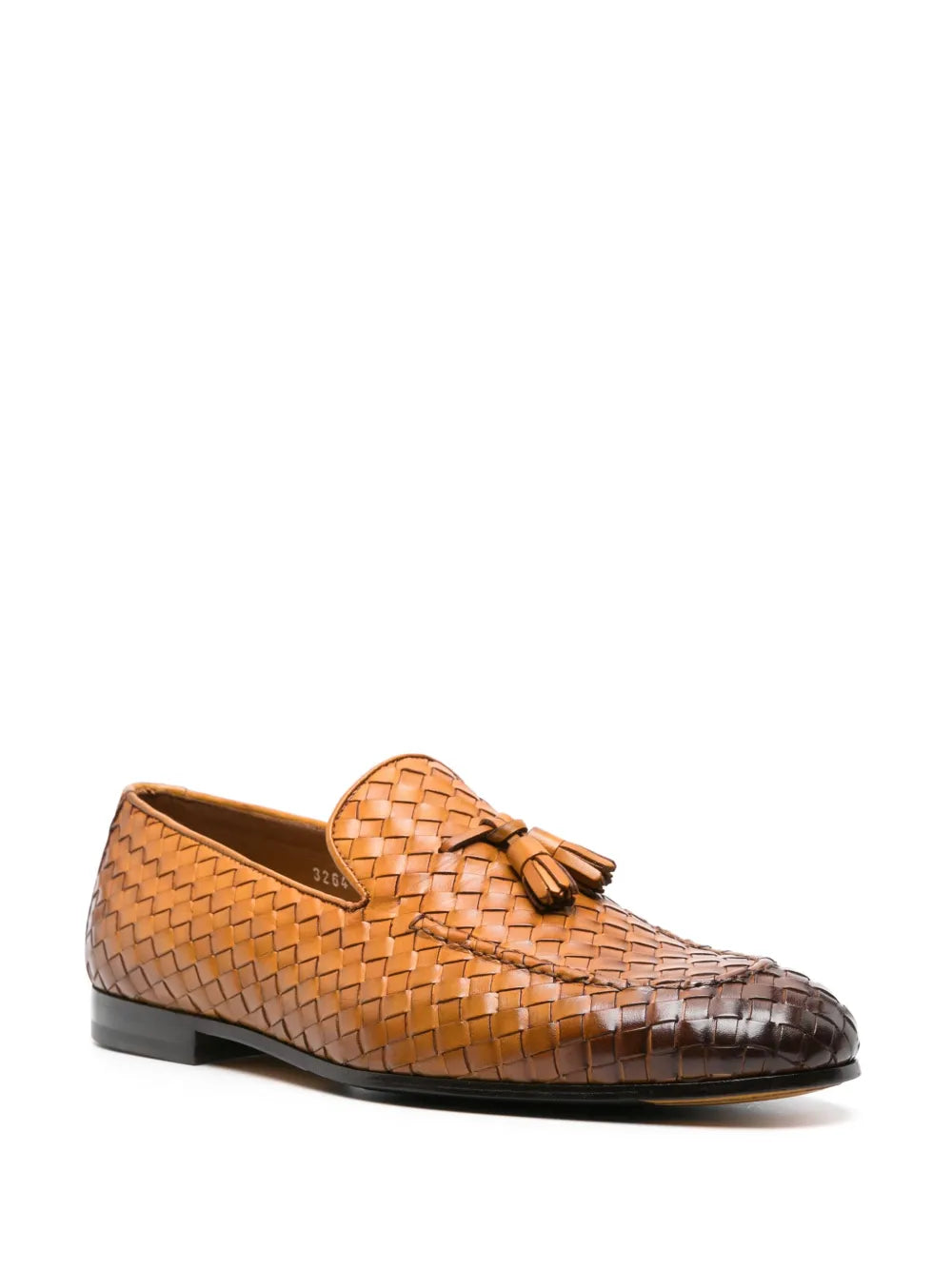 Doucal's interwoven leather loafers