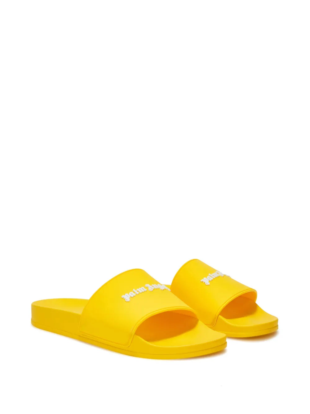 Palm Angels logo-embossed slides