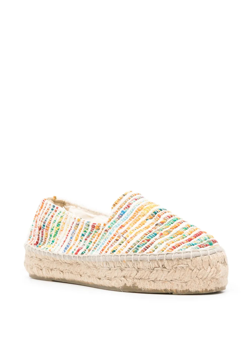 Manebi striped flatform espadrilles