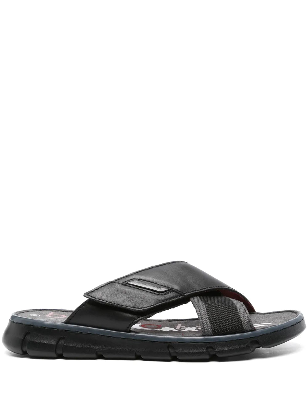 Bugatti logo-plaque flip flops