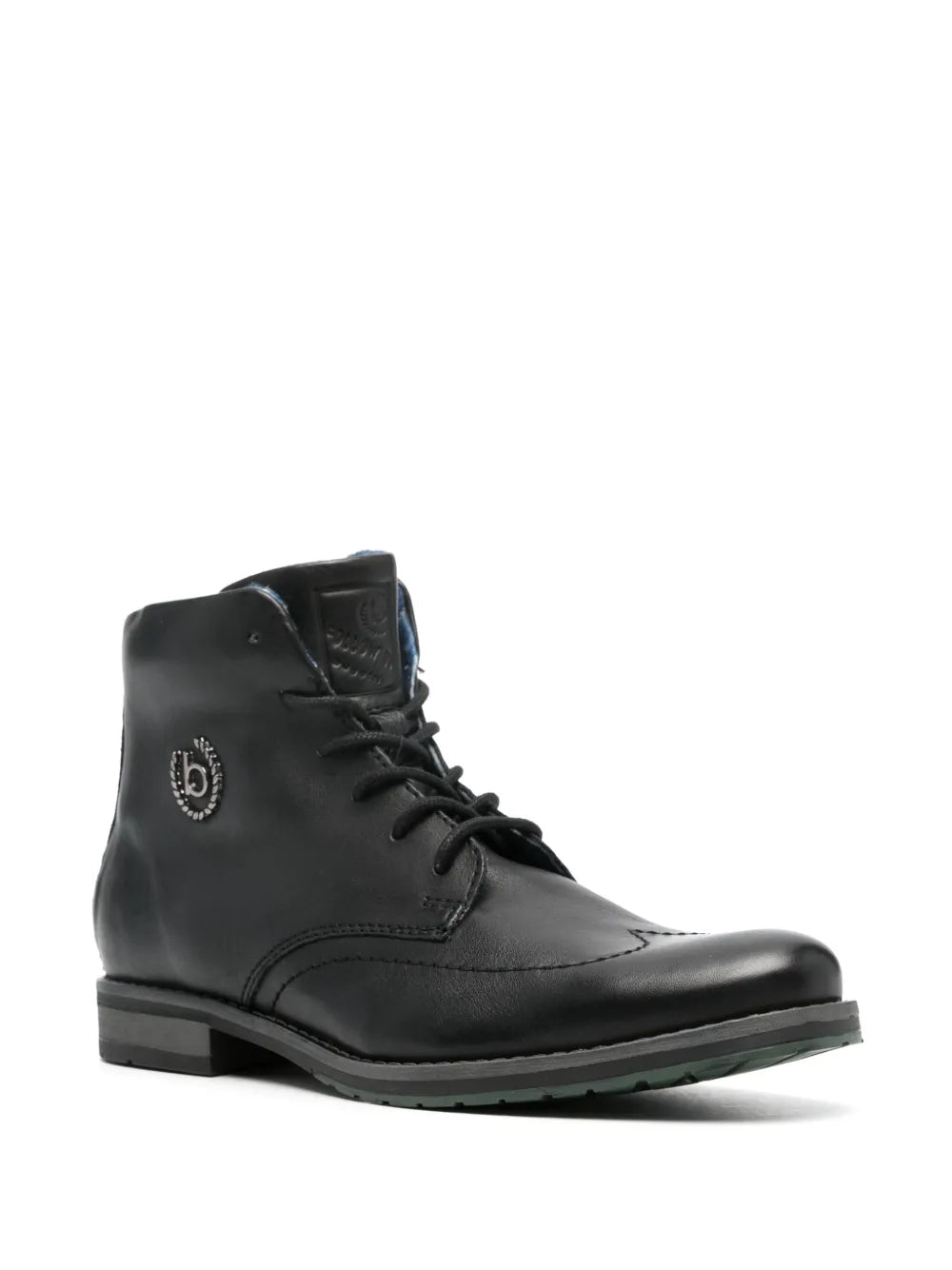 Bugatti logo-plaque leather boots