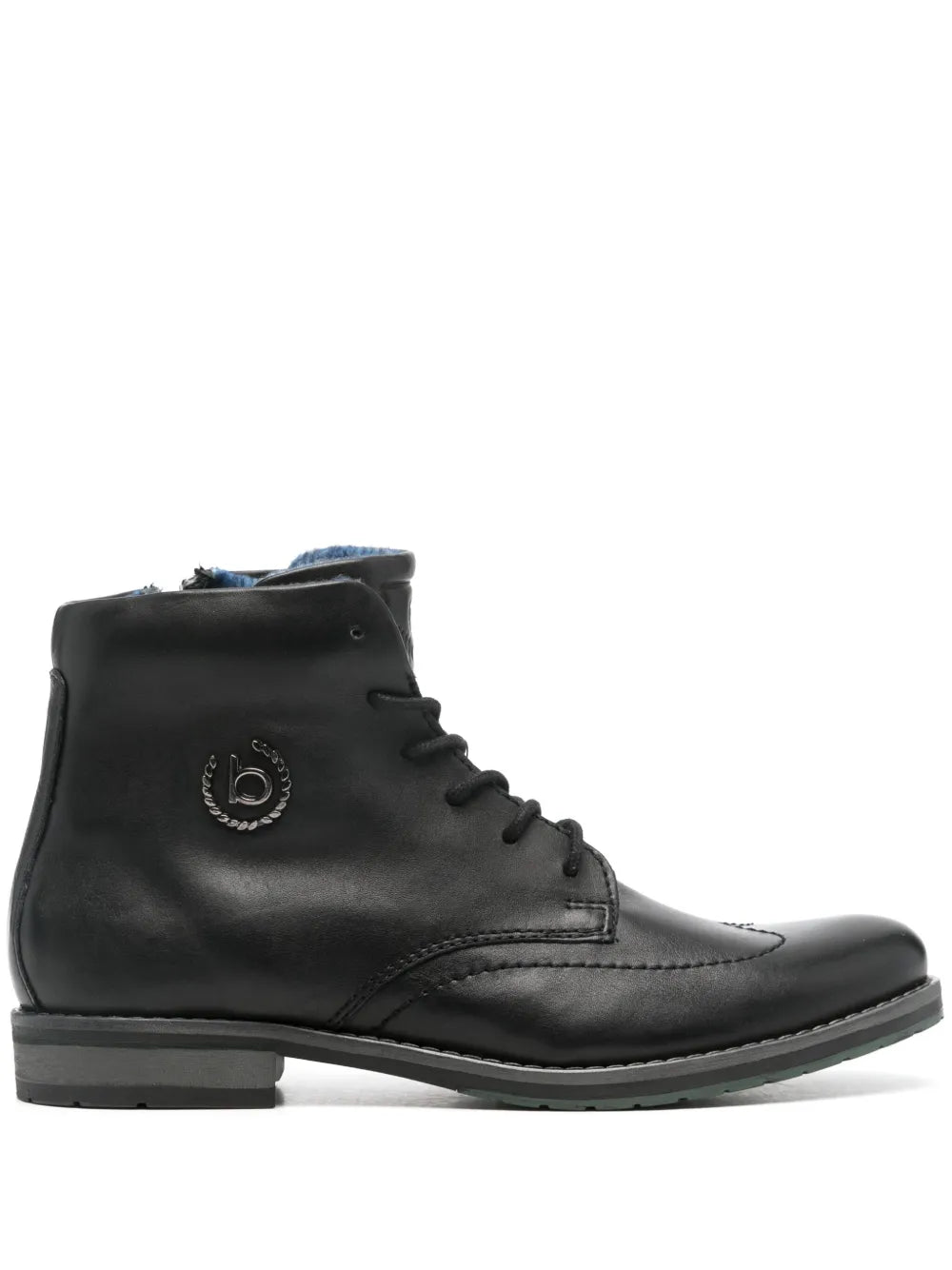 Bugatti logo-plaque leather boots