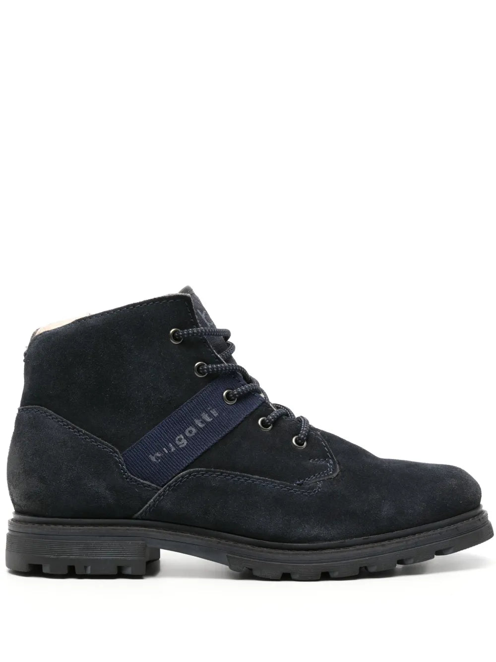 Bugatti Vivo logo-tape suede boots