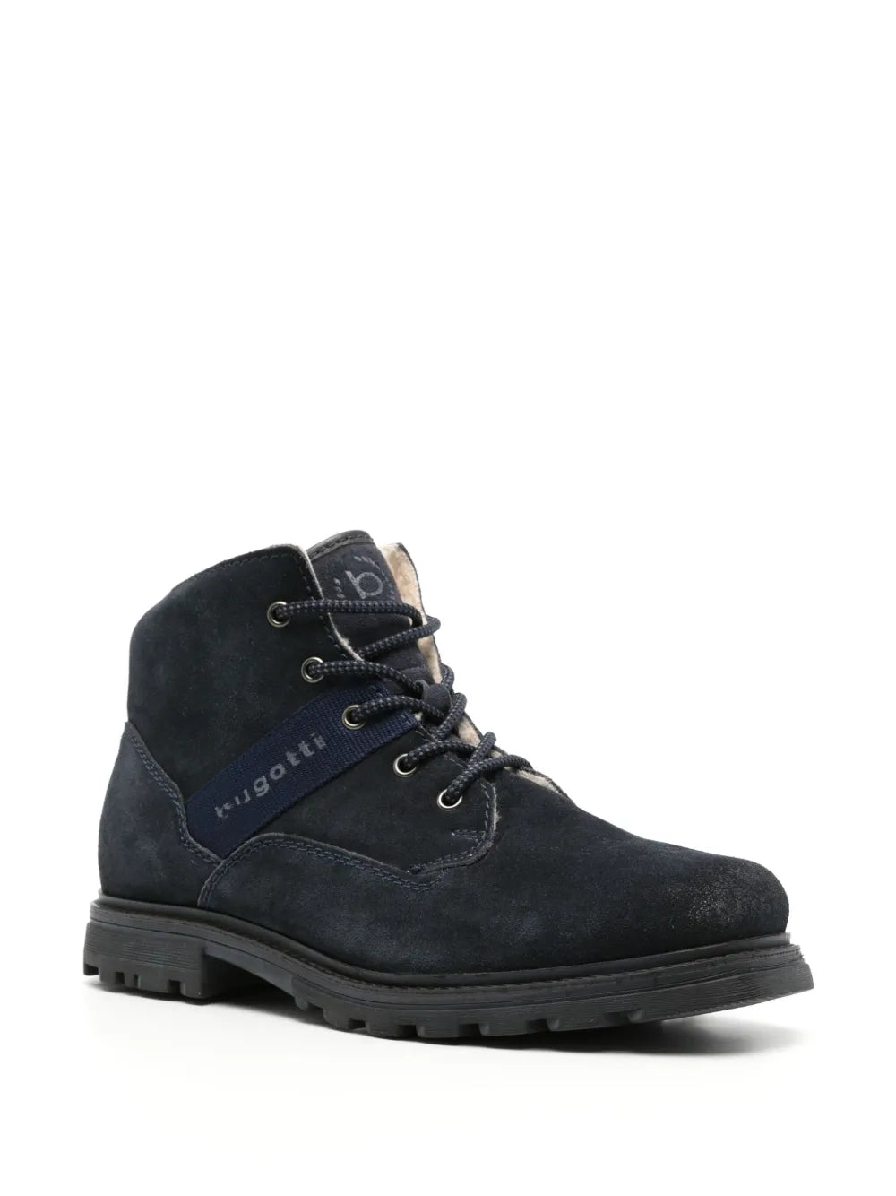 Bugatti Vivo logo-tape suede boots