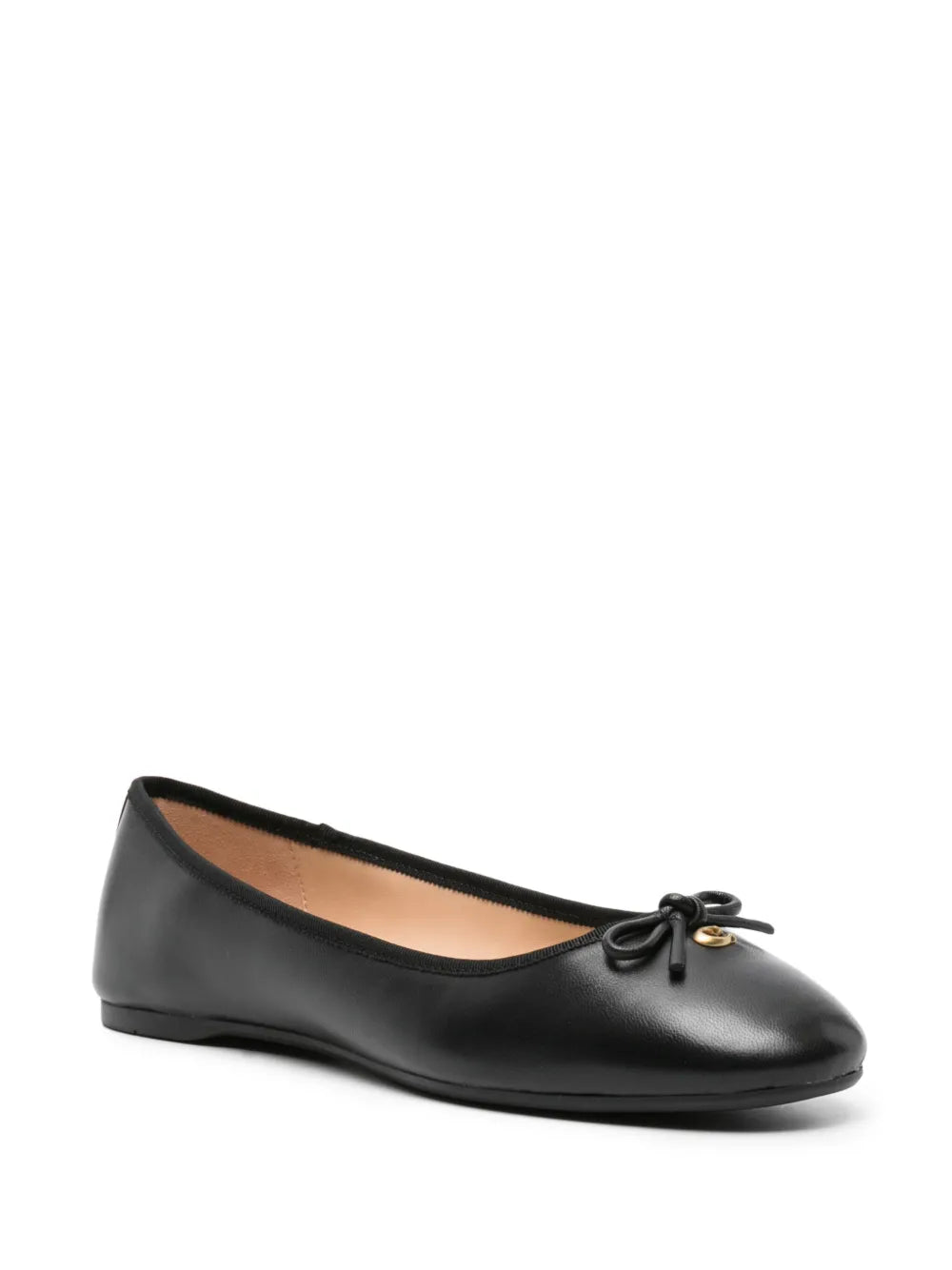 Coach Abigail leather ballerina shoes