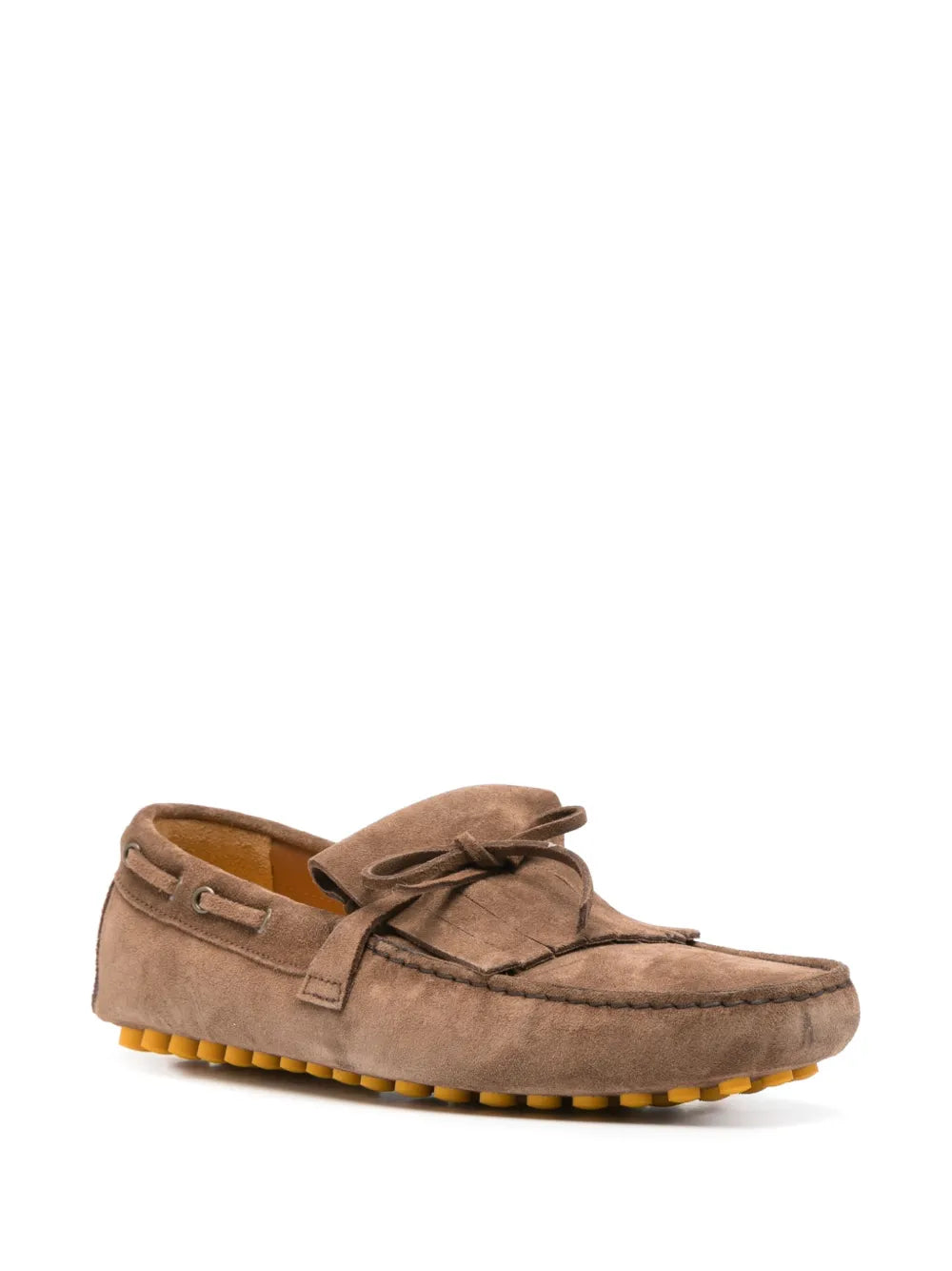 Doucal's suede boat shoes