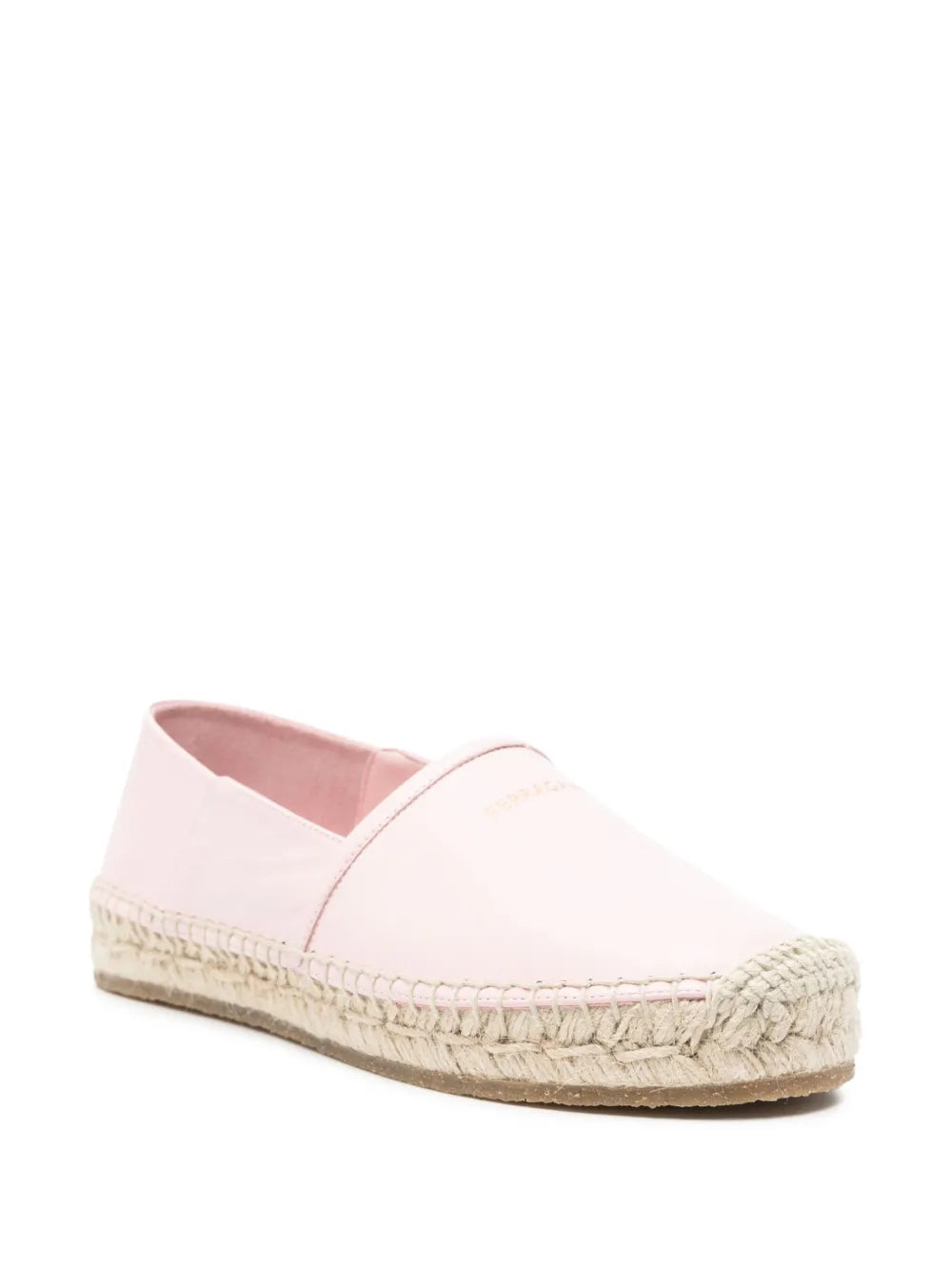Ferragamo debossed-logo leather espadrilles