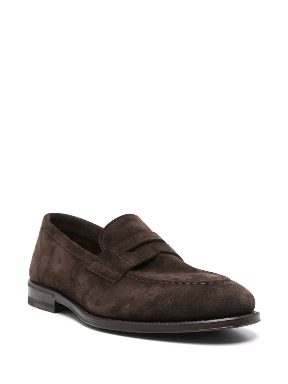 Henderson Baracco penny-slot suede loafers