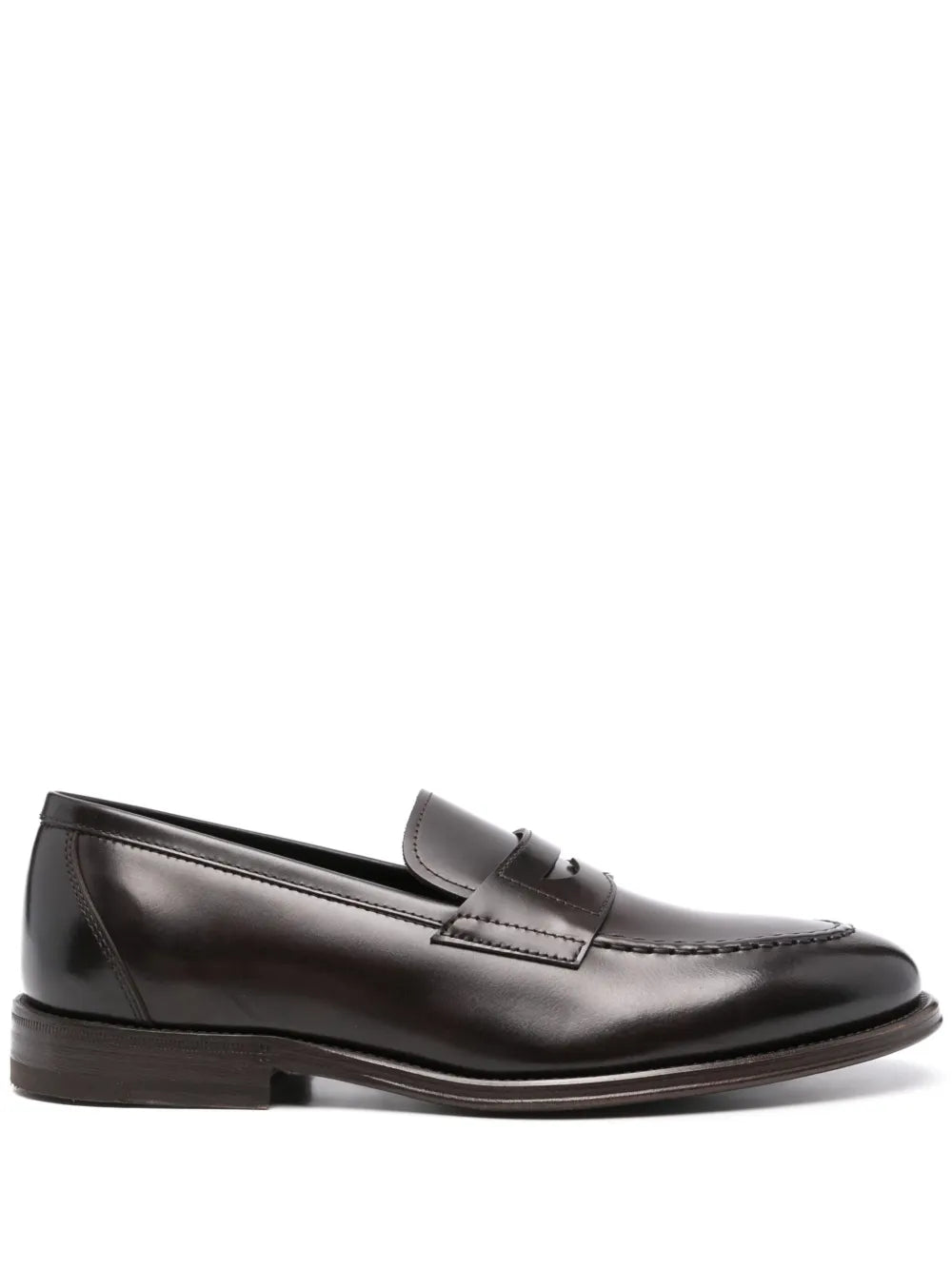 Henderson Baracco penny-slot leather loafers
