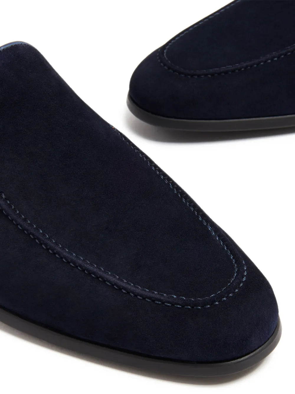 Magnanni almond-toe suede loafers